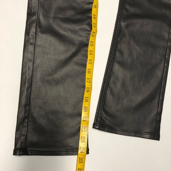 WHBM high rise kick flare coated jeans size 0 - Picture 8 of 13